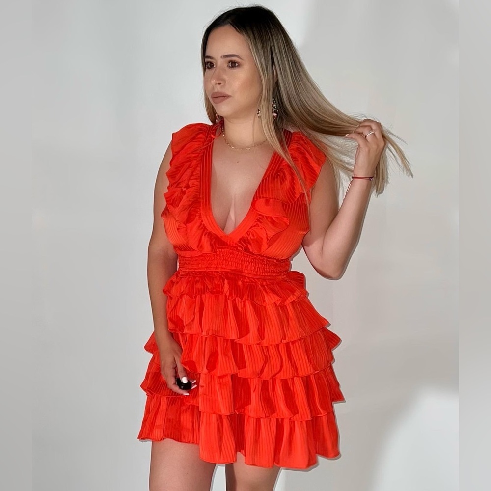 New Ruffle Mini Dress